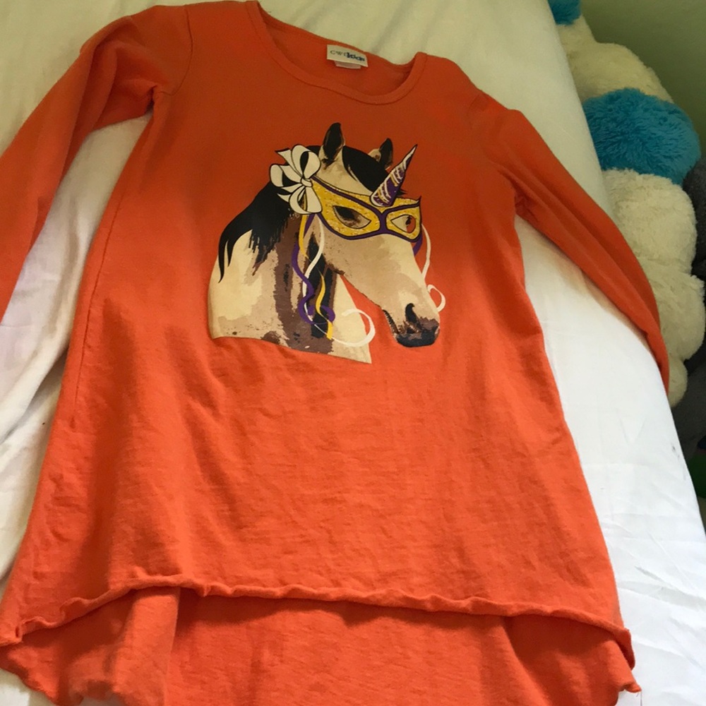 orange birthday shirt